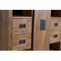 Alacena Mango 1 Puerta Corredera 4 Cajones Industrial Aibiri