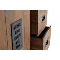 Alacena Mango 1 Puerta Corredera 4 Cajones Industrial Aibiri