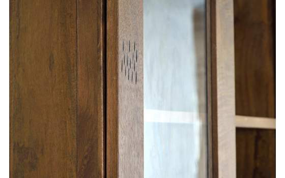 Alacena Mango 4 Puerta Corredera Estilo Industrial Serie Aibiri