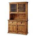 Alacena Rustica 4 Puertas 2 Cajones 1 Hueco Madera Envejecida