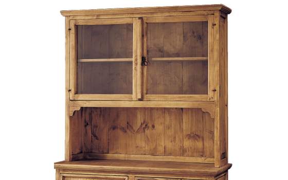 Alacena Rustica 4 Puertas 2 Cajones 1 Hueco Madera Envejecida