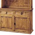 Alacena Rustica 4 Puertas 2 Cajones 1 Hueco Madera Envejecida