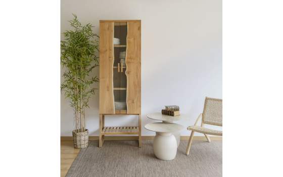 Alacena Rustica Actual 2 Puertas 5 Estantes Serie Armfel