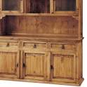 Alacena Salon Rustica 5 Puertas 3 Cajones 1 Hueco Pino