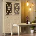 Alacena Vitrina Provenzal 4 Puertas 1 Cajon Serie Adismu Alacena Vitrina Provenzal 4 Puertas 1 Cajon Serie Adismu