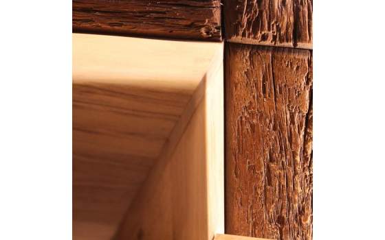 Aparador 2 Cajones 2 Puertas Madera Acacia Serie Althan