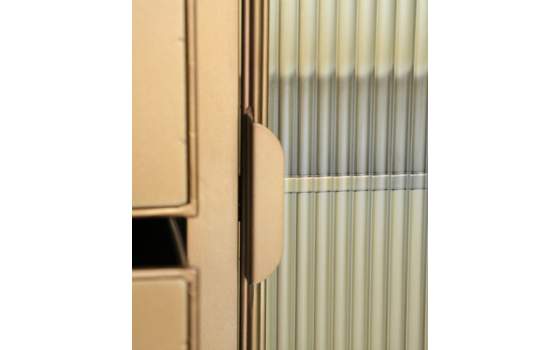 Aparador 2 Puerta Forja Cristal Estilo Vintage Serie Spessa