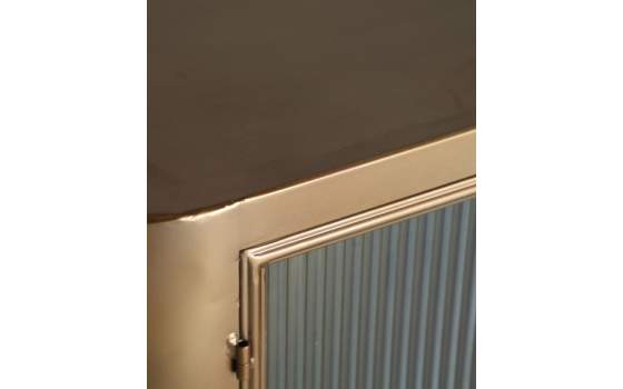 Aparador 2 Puerta Forja Cristal Estilo Vintage Serie Spessa