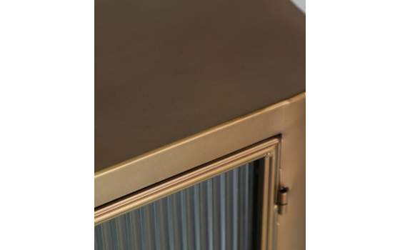 Aparador 2 Puerta Forja Cristal Estilo Vintage Serie Spessa