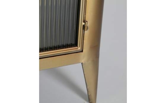 Aparador 2 Puerta Forja Cristal Estilo Vintage Serie Spessa