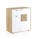 Aparador 2 Puertas 1 Cajon Bicolor  Estilo Actual Boeta