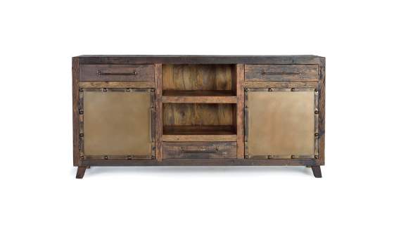 Aparador Buffet  Industrial Madera Reciclada Metal Sunderlan