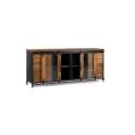 Aparador 2 Puertas Correderas 6 Cajones Industrial Actual Anacar