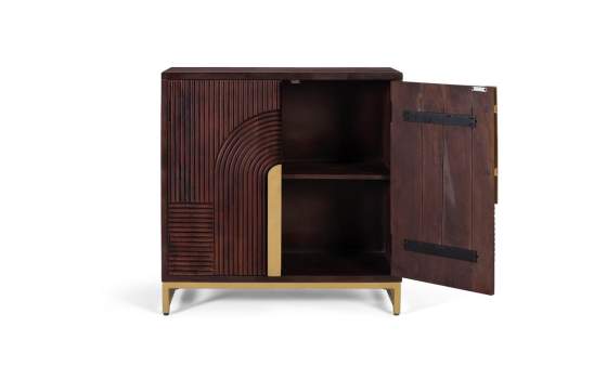 Aparador 2 Puertas Decoradas Diseño Actual Serie Aldervy