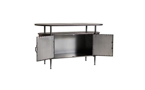 Aparador 2 Puertas Estante Industrial Acero Forja Serie Brean