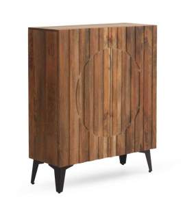 Aparador 2 Puertas Madera Labrada Maciza Serie Agrasot