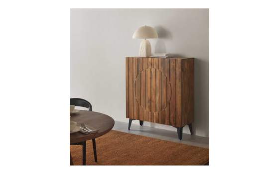 Aparador 2 Puertas Madera Labrada Maciza Serie Agrasot