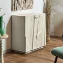Aparador 2 Puertas Moderno Madera Mango Blanca Serie Musin Aparador 2 Puertas Moderno Madera Mango Blanca Serie Musin