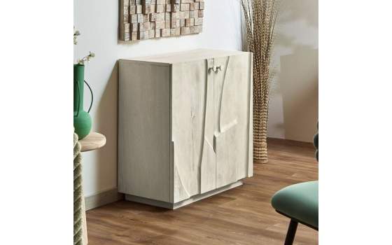 Aparador 2 Puertas Moderno Madera Mango Blanca Serie Musin Aparador 2 Puertas Moderno Madera Mango Blanca Serie Musin