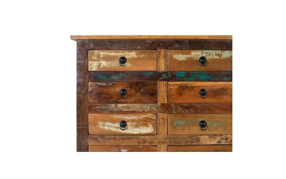 Aparador 28 Cajones Vintage Colores Desgastados Serie Artsas