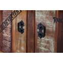 Aparador 3 Puertas 3 Cajones y Ruedas Vintage Serie Artsas