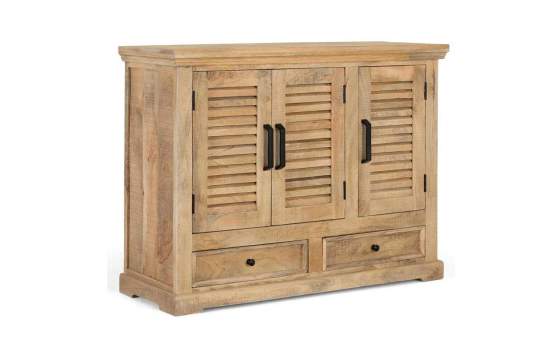 Aparador 3 Puertas Contemporaneo Mango Macizo Serie Ardisna
