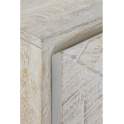 Aparador 3 Puertas Madera Mango Blanco Patinado Atilant