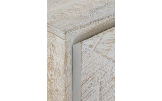 Aparador 3 Puertas Madera Mango Blanco Patinado Atilant