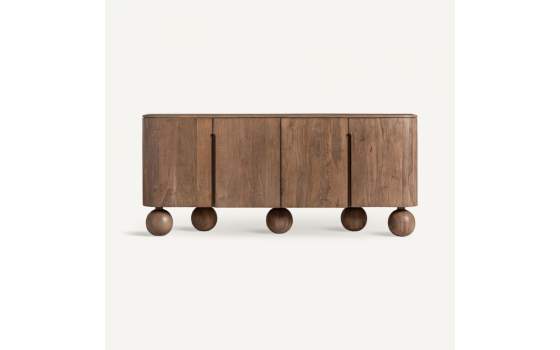 Aparador 4 Puertas Diseño Contemporaneo Serie Laugna de Adist