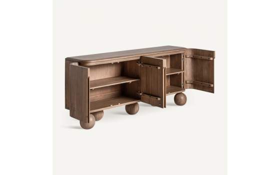 Aparador 4 Puertas Diseño Contemporaneo Serie Laugna de Adist