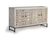 Aparador 4 Puertas Estilo Oriental Industrial Serie Aechaga