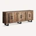 Aparador 6 Puertas Madera Reciclada Rustica Serie Carrik