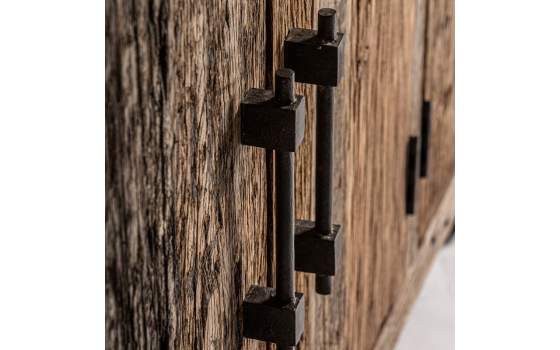 Aparador 6 Puertas Madera Reciclada Rustica Serie Carrik
