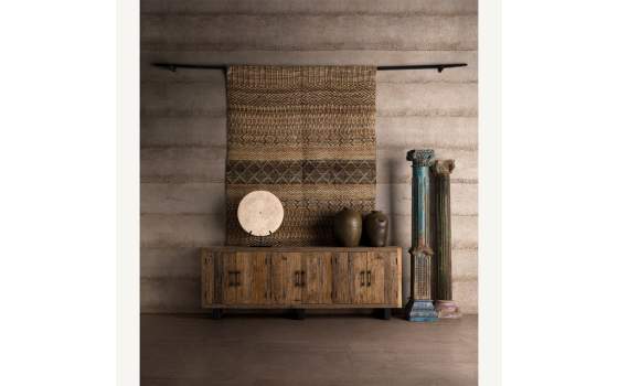 Aparador 6 Puertas Madera Reciclada Rustica Serie Carrik