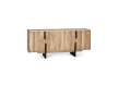 Aparador 4 Puertas Moderno Madera Marmol Metal - Serie Alisalt