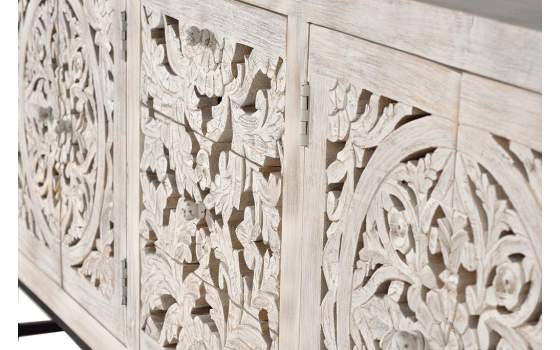 Aparador 4 Puertas y 3 Cajones Oriental Tallado Anyada