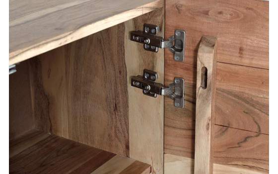 Aparador Acacia Natural 2 Puertas Talladas Serie Alvird Aparador Acacia Natural 2 Puertas Talladas Serie Alvird