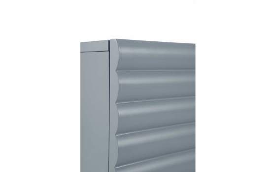 Aparador Actual 2 Puertas Onduladas 2 Cajones Azul Paloma Axally Aparador Actual 2 Puertas Onduladas 2 Cajones Azul Paloma Axally