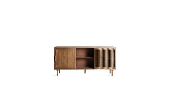 Aparador Actual 3 Puertas Correderas Madera Mango Trevoux