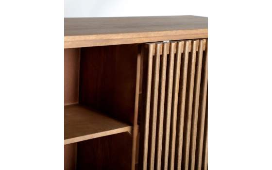 Aparador Actual 3 Puertas Correderas Madera Mango Trevoux