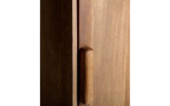 Aparador Actual 3 Puertas Correderas Madera Mango Trevoux