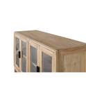 Aparador Actual 4 Puertas Acristaladas Madera de Mindi Virelle