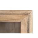 Aparador Actual 4 Puertas Acristaladas Madera de Mindi Virelle