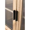 Aparador Actual 4 Puertas Acristaladas Madera de Mindi Virelle