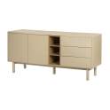 Aparador Actual Beige 2 Puertas 3 Cajones Mollaris