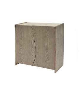 Aparador Actual Fresno y Tapa Porcelanica 2 Puertas Doyle