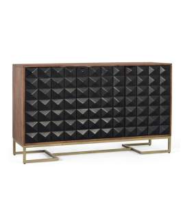 Aparador Actual Madera Mango 3 Puertas Serie Angiot