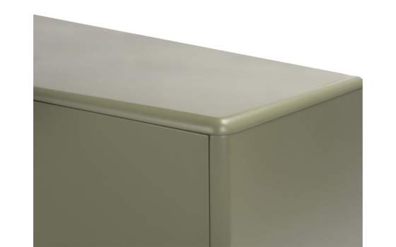 Aparador Actual Verde 1 Puerta 3 Cajones Serie Mollaris