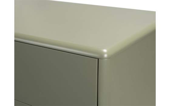 Aparador Actual Verde 2 Puertas 3 Cajones Serie Mollaris