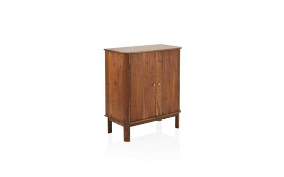 Aparador Alto 2 Puertas Madera Natural de Acacia Ardusor Aparador Alto 2 Puertas Madera Natural de Acacia Ardusor